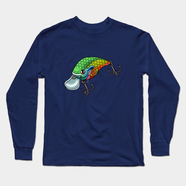 Classic Craink Bait Long Sleeve T-Shirt by RatTheUnloved